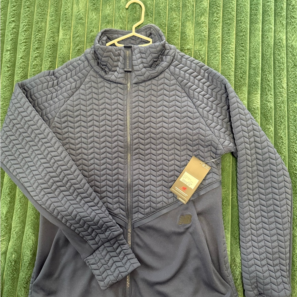New Balance Heatloft Blue Quilted Jacket